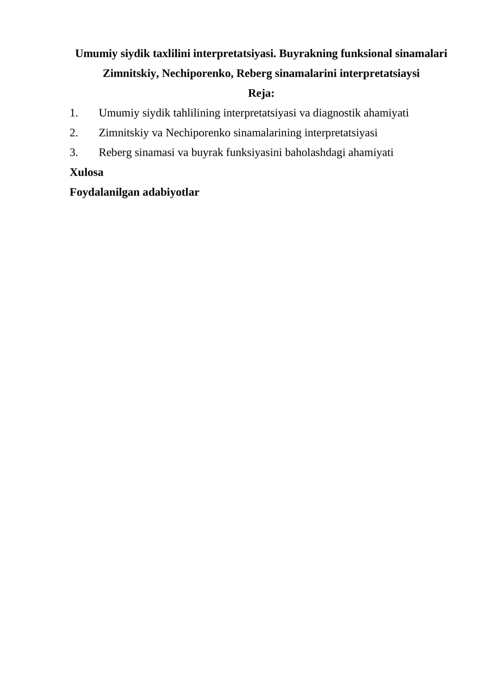 Umumiy siydik taxlilini interpretatsiyasi 1