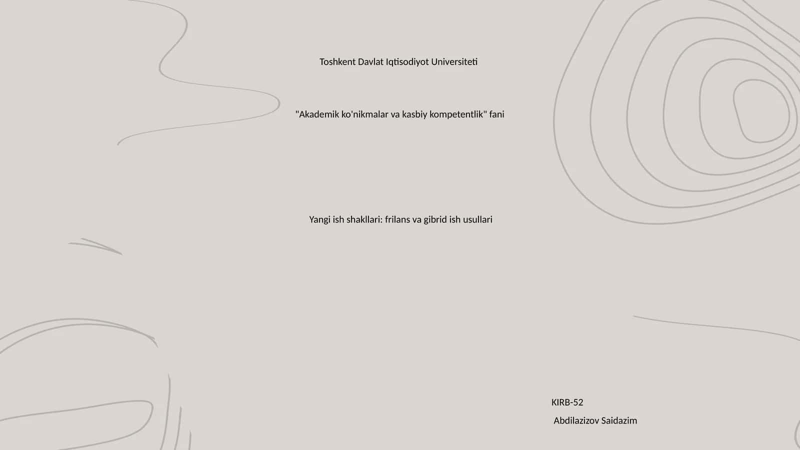Yangi ish shakllari: frilans va gibrid ish usullari 1