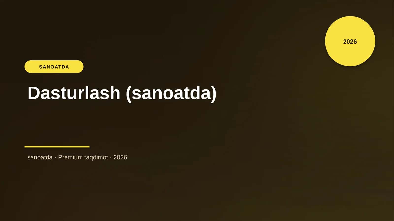 Dasturlash (sanoatda) 1