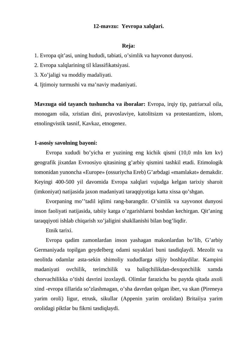 Evropa xalqlari 1