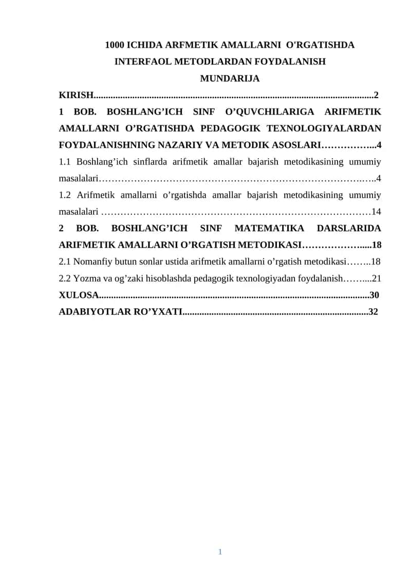 O'zbekiston Respublikasida shakllangan uzluksiz ta’lim tizimi 1