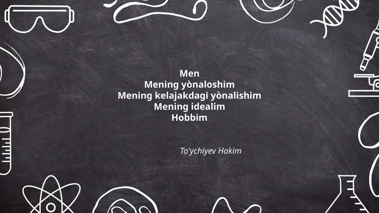 Mening shaxsiy taraqqiyotim 1