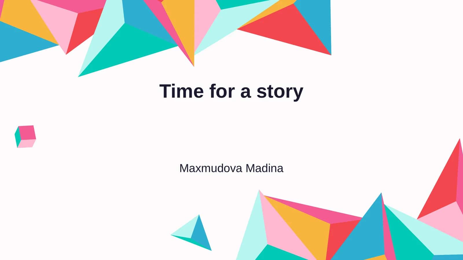 Time for a story 1