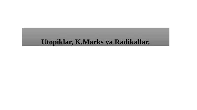 Xayoliy sotsializm 1