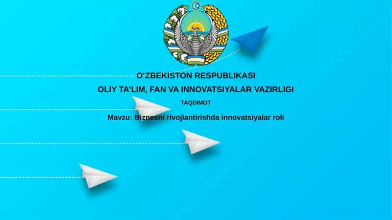 Biznesnirivojlantirishdainnovatsiyalarroli 1