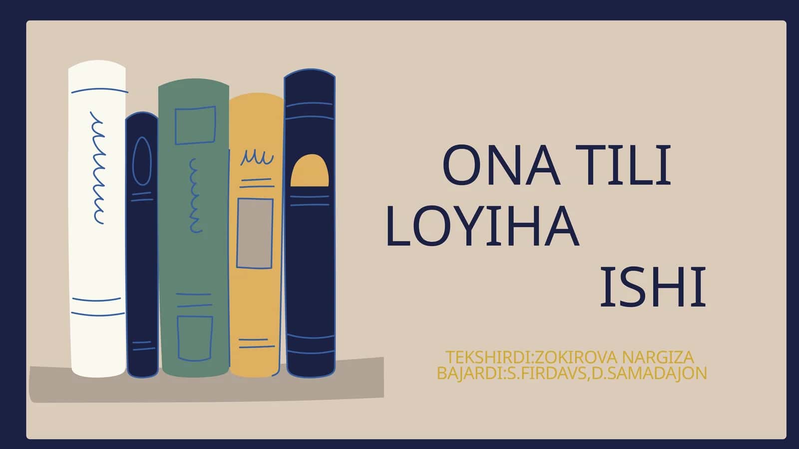ONA TILI LOYIHA ISHI 1