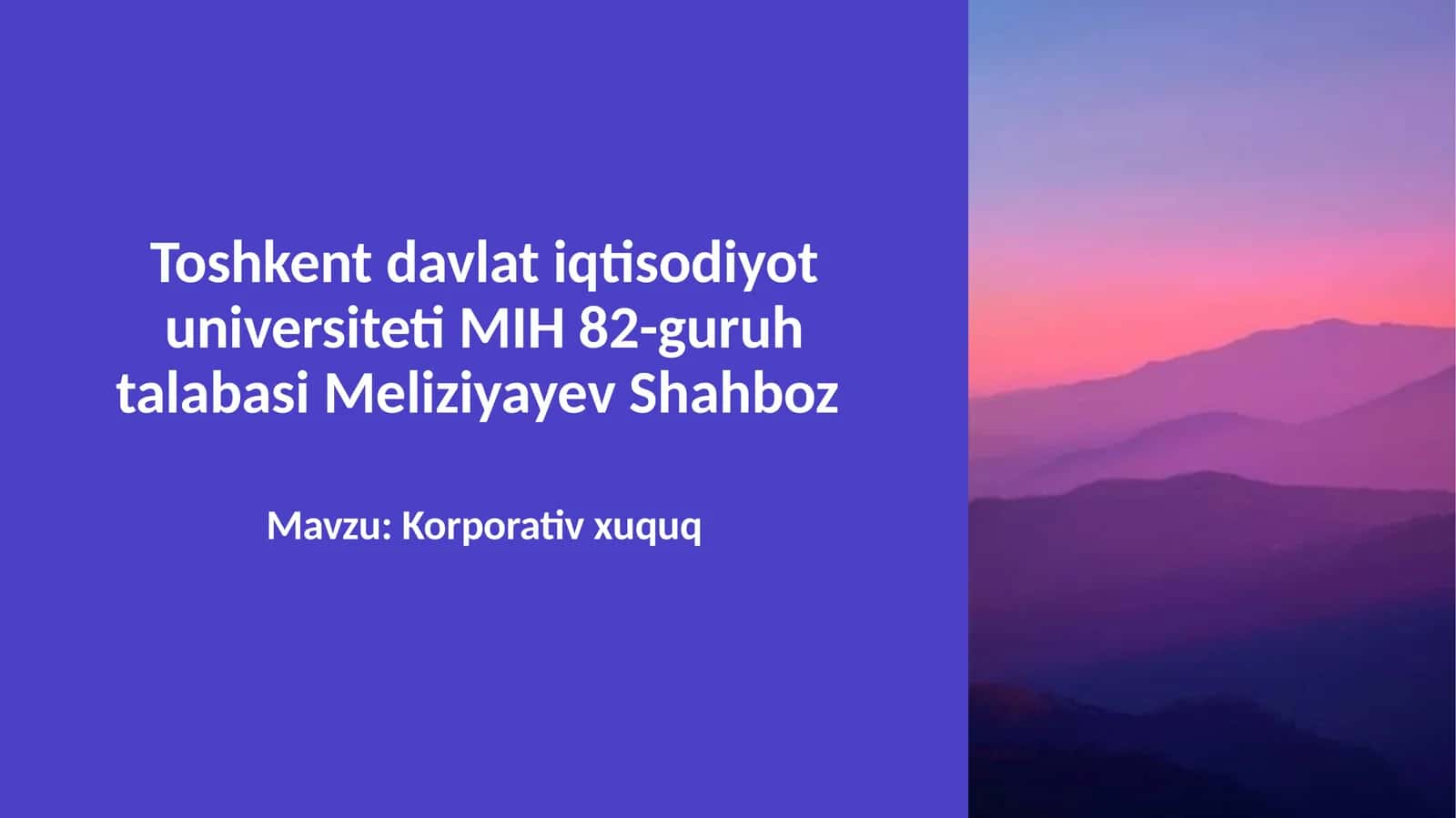 Korporativ huquq 1