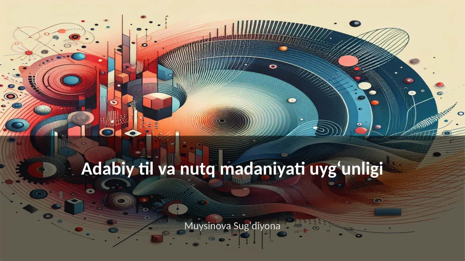Adabiy til va nutq madaniyati uygʻunligi 1