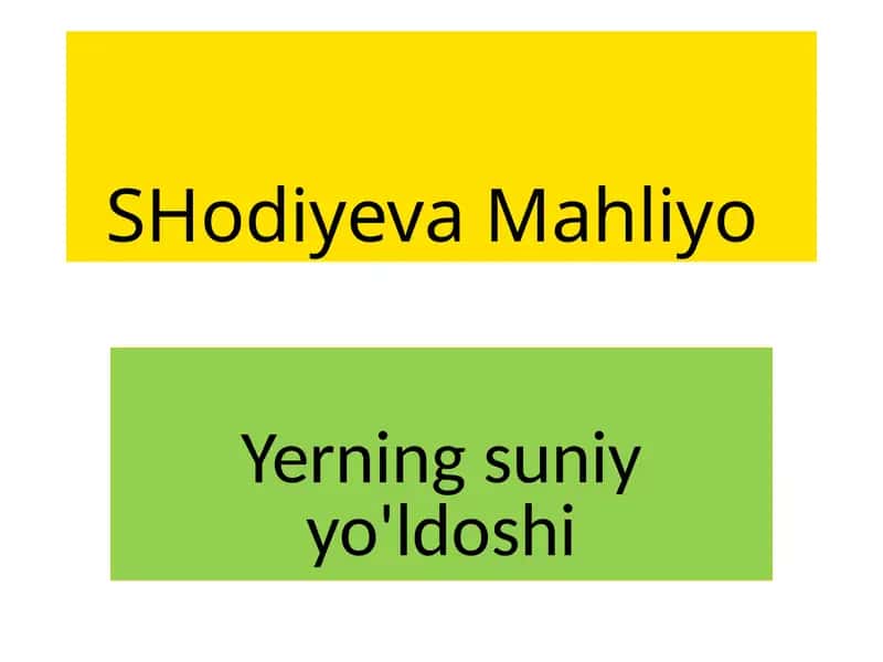SHodiyevaMahliyo 1