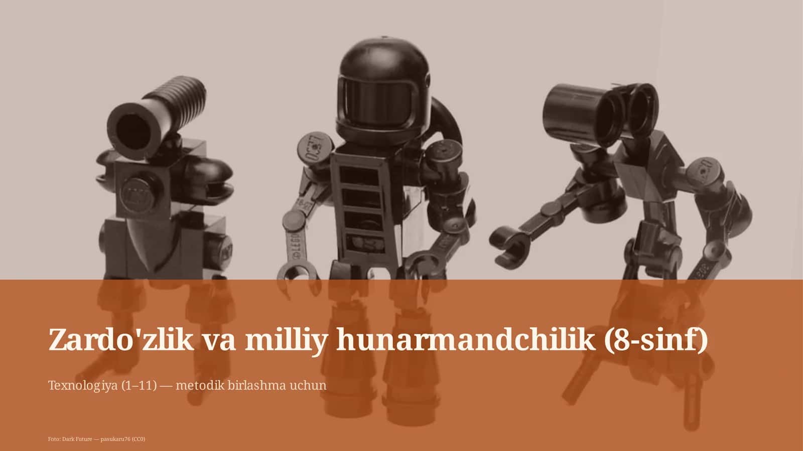 Zardo'zlik va milliy hunarmandchilik (8-sinf) 1