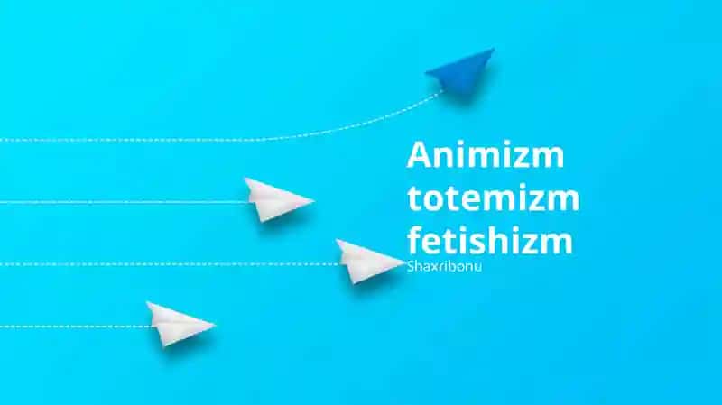 Animizm, Totemizm, Fetishizm