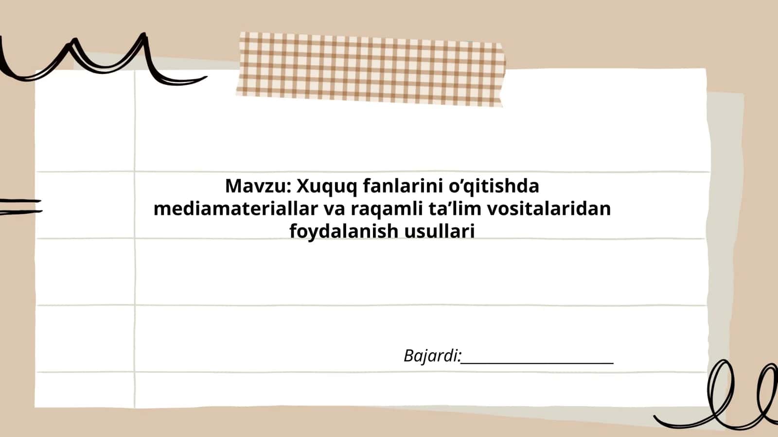 Xuquq fanlarini o’qitishda mediamateriallar va raqamli ta’lim vositalaridan foydalanish usullari 1