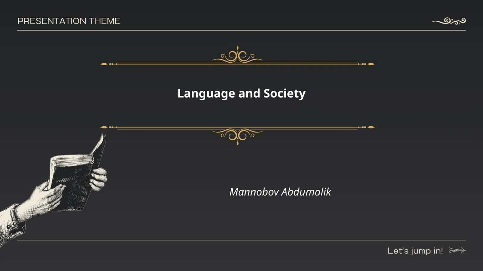 Language and Society 1