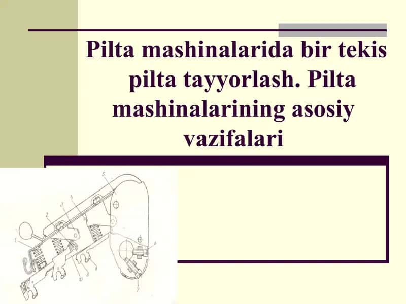 Pilta mashinalari 1