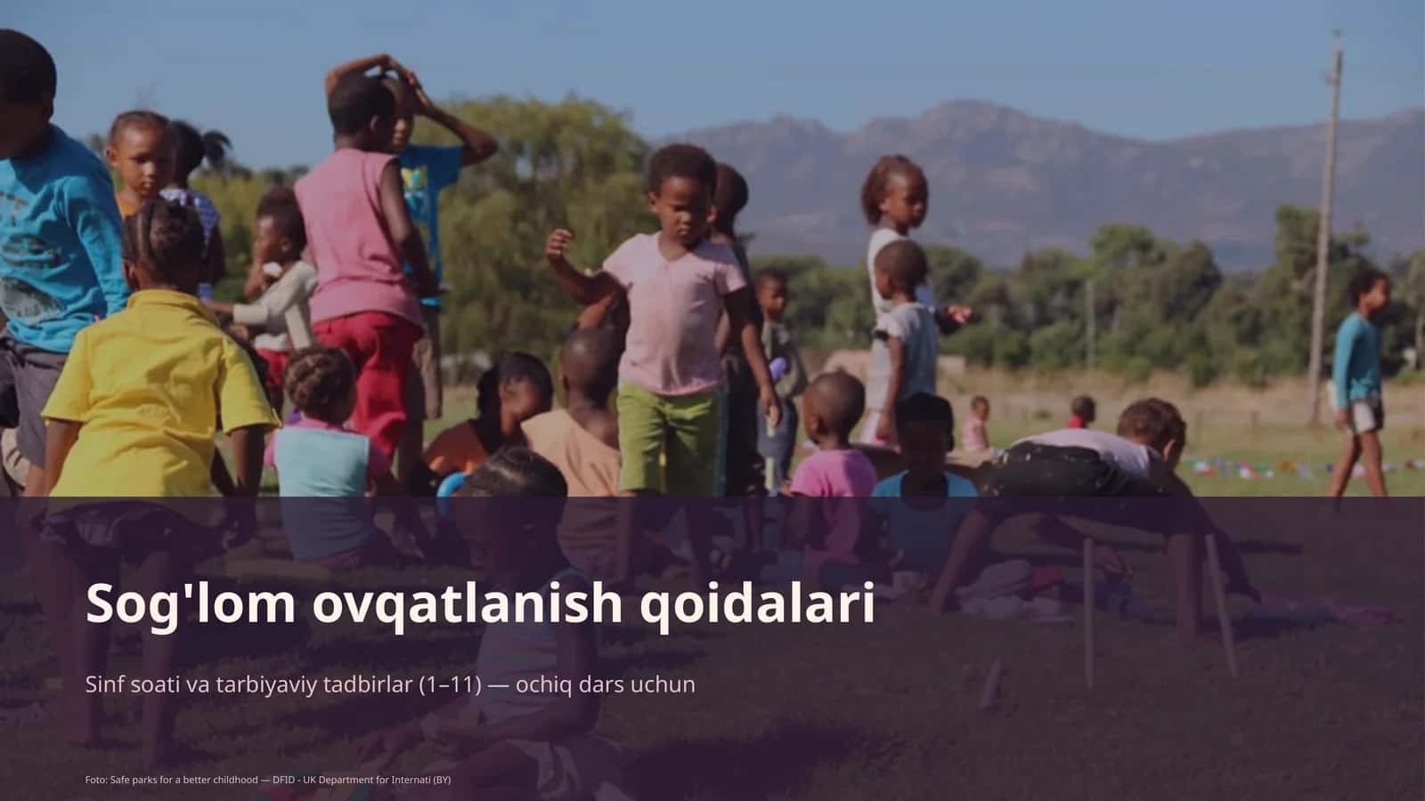 Sog'lom ovqatlanish qoidalari 1