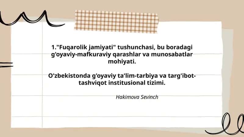 Fuqarolik jamiyati 1
