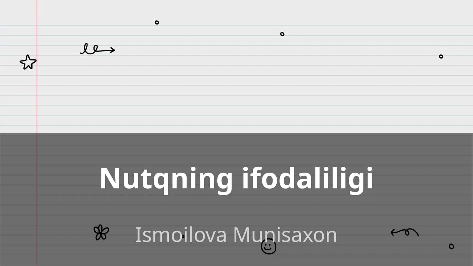 Nutqning ifodaliligi 1