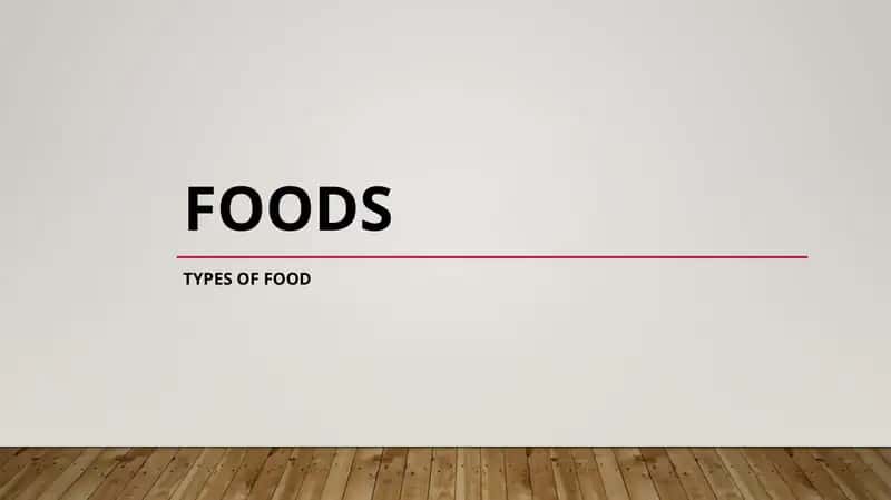 Foods 1