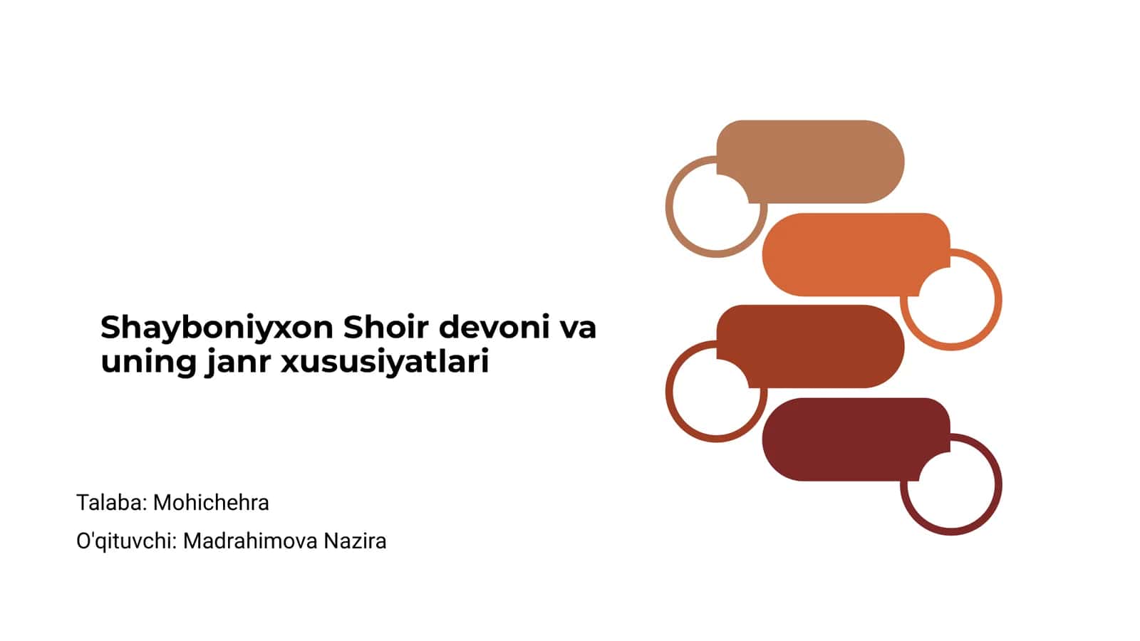 Shayboniyxon Shoir devoni va uning janr xususiyatlari 1