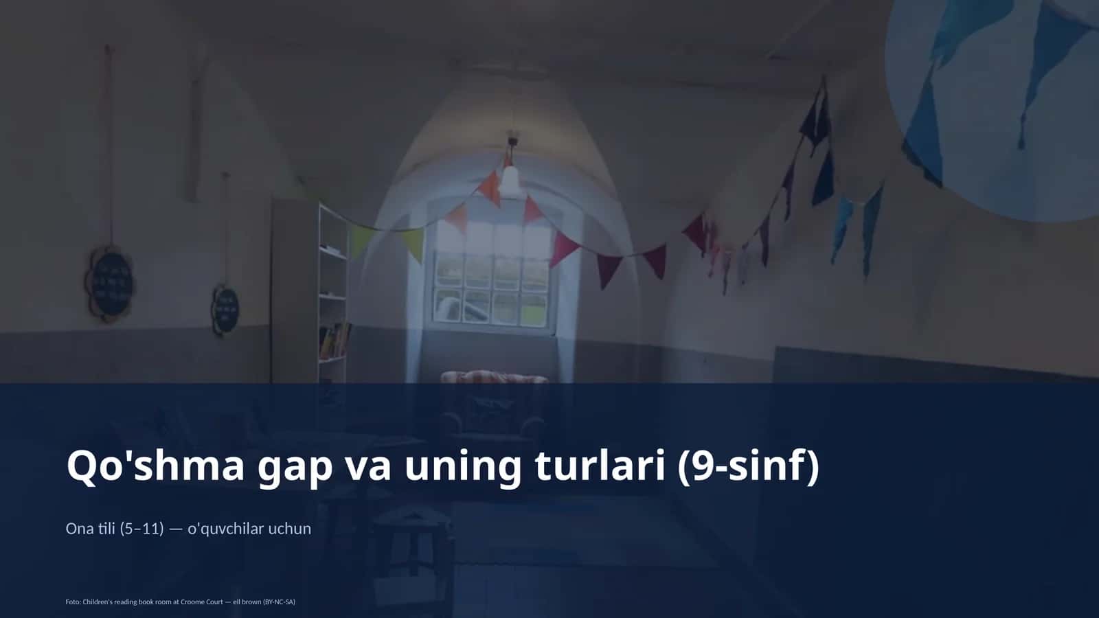 Qo'shma gap va uning turlari (9-sinf) 1