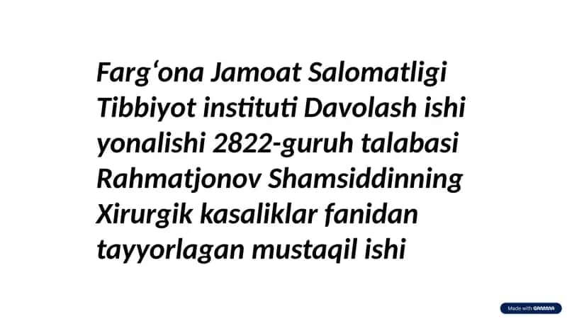 Oshqozon osti bezi kista va oqmalari 1