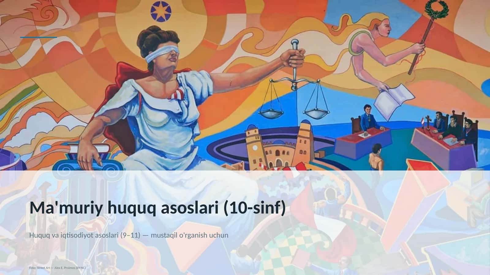 Ma'muriy huquq asoslari (10-sinf) 1