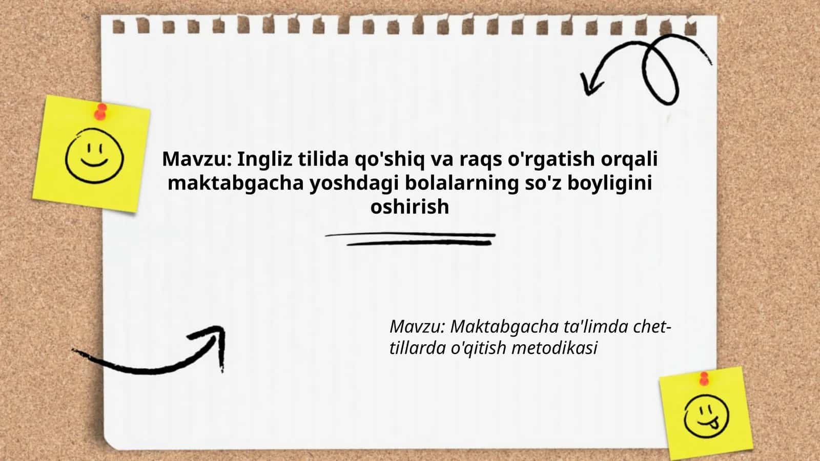 Ingliz tilida qo'shiq va raqs o'rgatish orqali maktabgacha yoshdagi bolalarning so'z boyligini oshirish 1