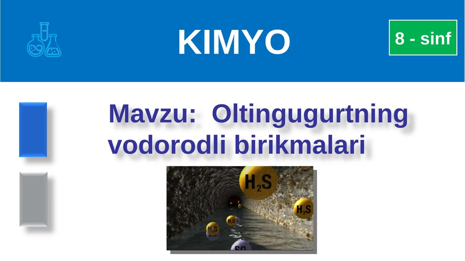 Oltingugurtning vodorodli birikmalari. 1