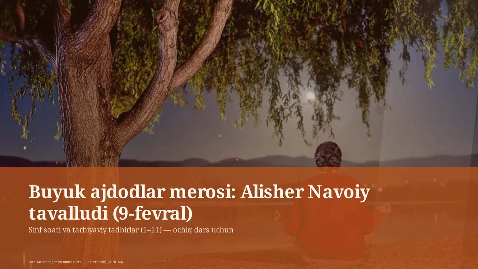 Buyuk ajdodlar merosi: Alisher Navoiy tavalludi (9-fevral) 1