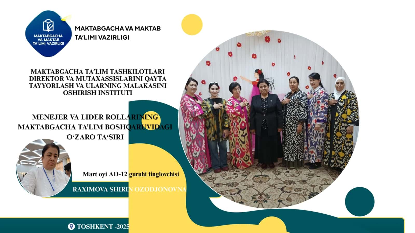 MENEJER VA LIDER ROLLARINING MAKTABGACHA TA’LIM BOSHQARUVIDAGI O‘ZARO TA‘SIRI 1