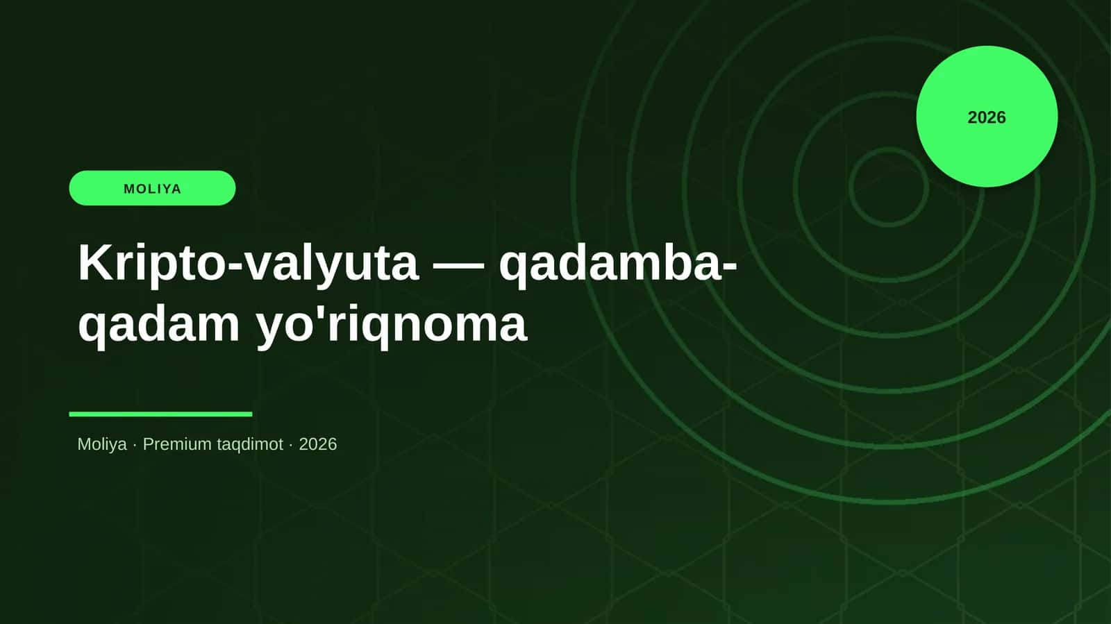 Kripto-valyuta — qadamba-qadam yo'riqnoma 1