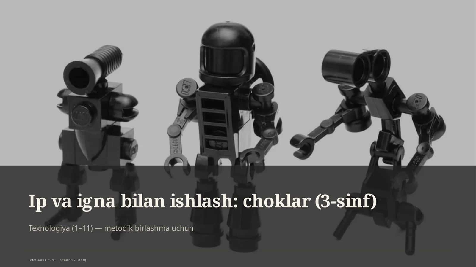 Ip va igna bilan ishlash: choklar (3-sinf) 1