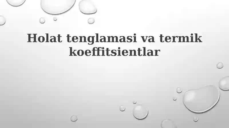 Holattenglamasivatermikkoeffitsientlar 1