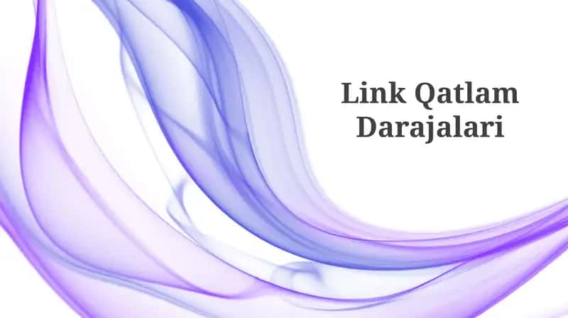 Bog'lanish qatlam darajalari 1