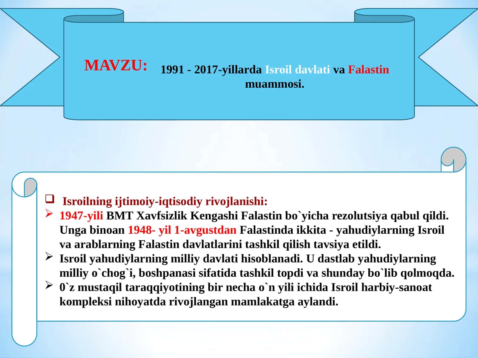 1991_2017_yillarda_Isroil_davlati_va_Falastin 1