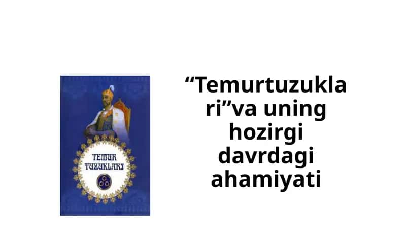 Temurtuzuklari 1