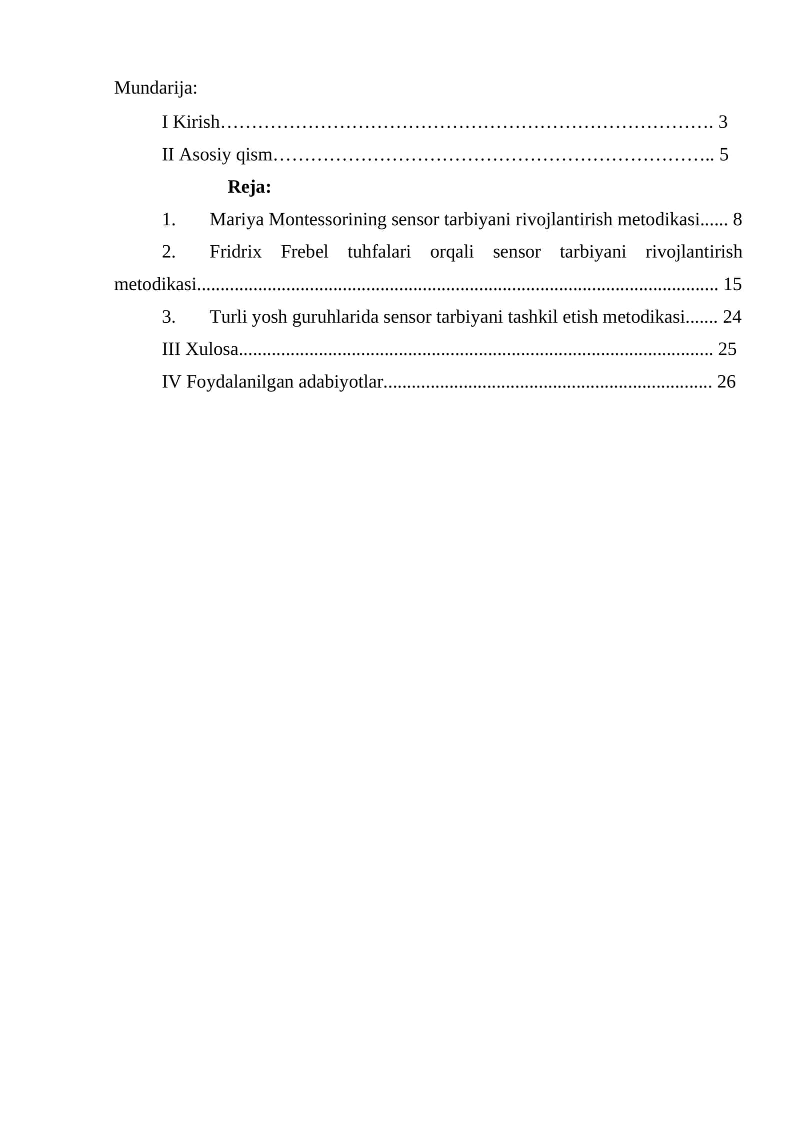 Sensor tarbiyani rivojlantirish metodikasi 1