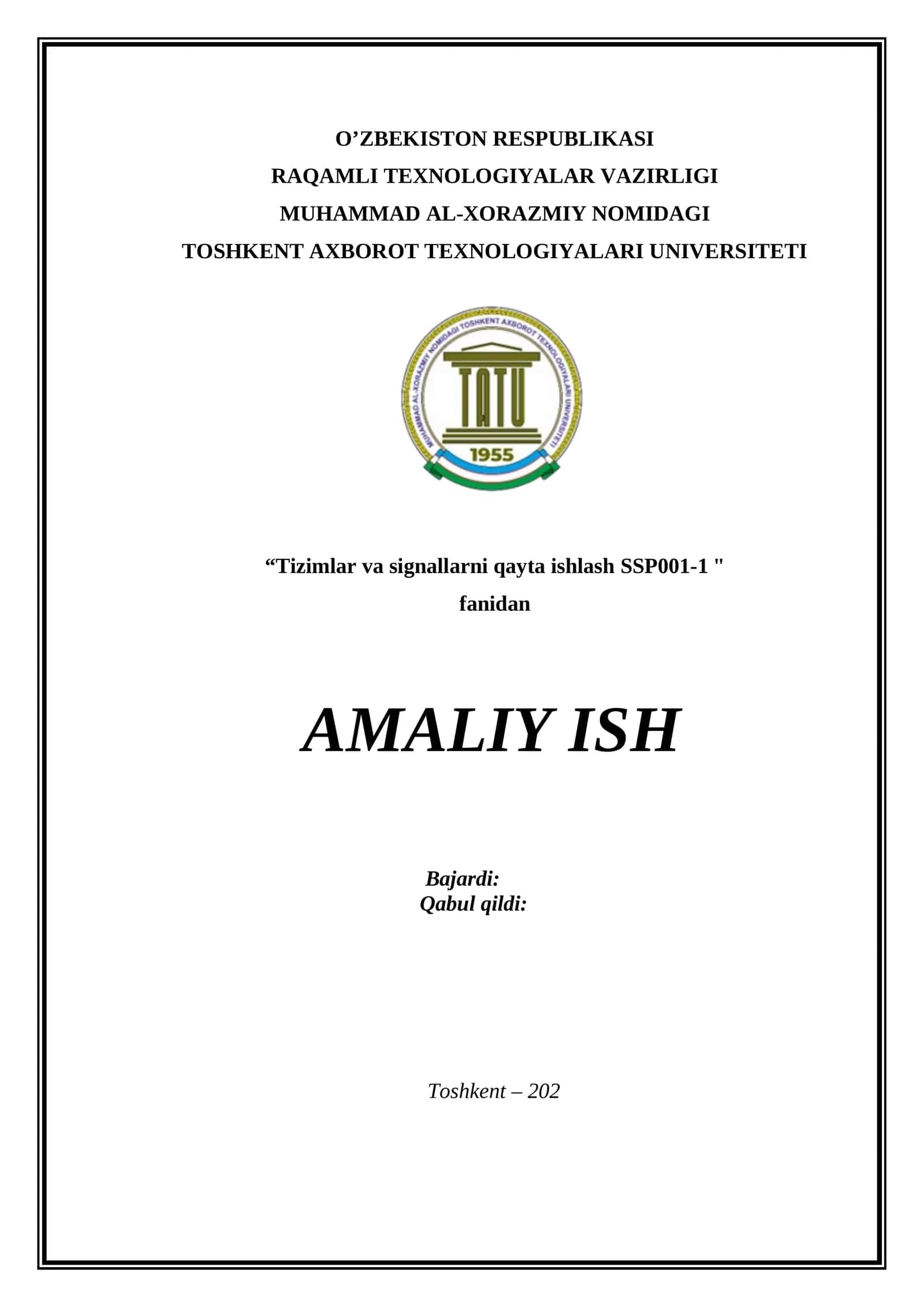 MATLAB grafik muhitini o’rganish 1