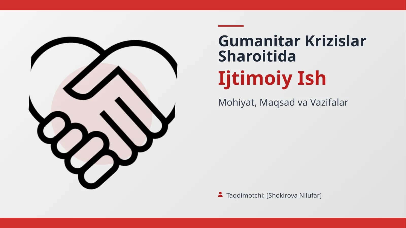 Gumanitar Krizislar Sharoitida 1