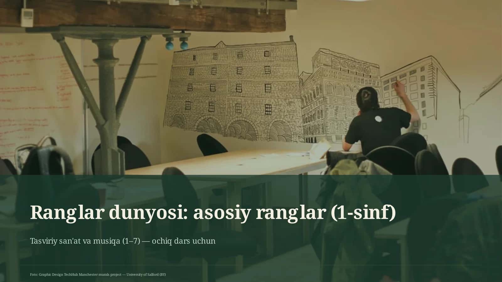 Ranglar dunyosi: asosiy ranglar (1-sinf) 1