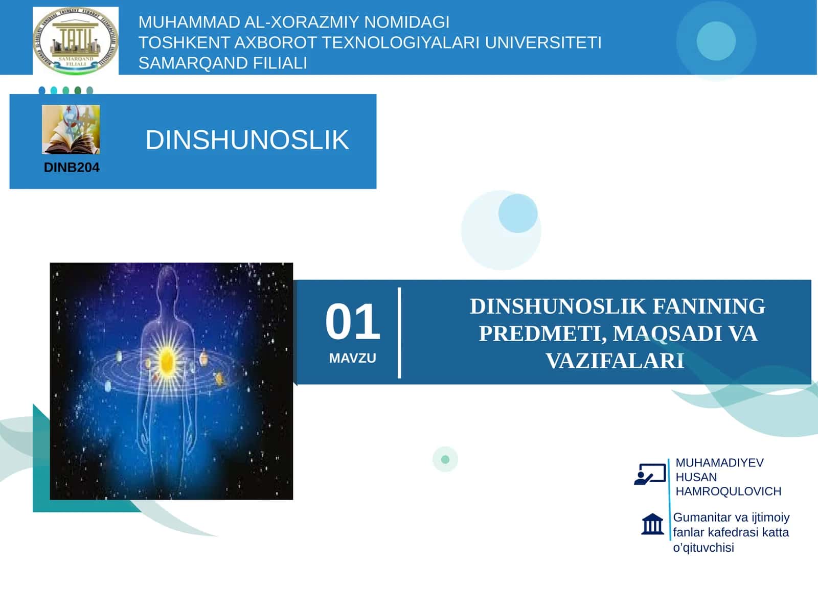 Dinshunoslik 1