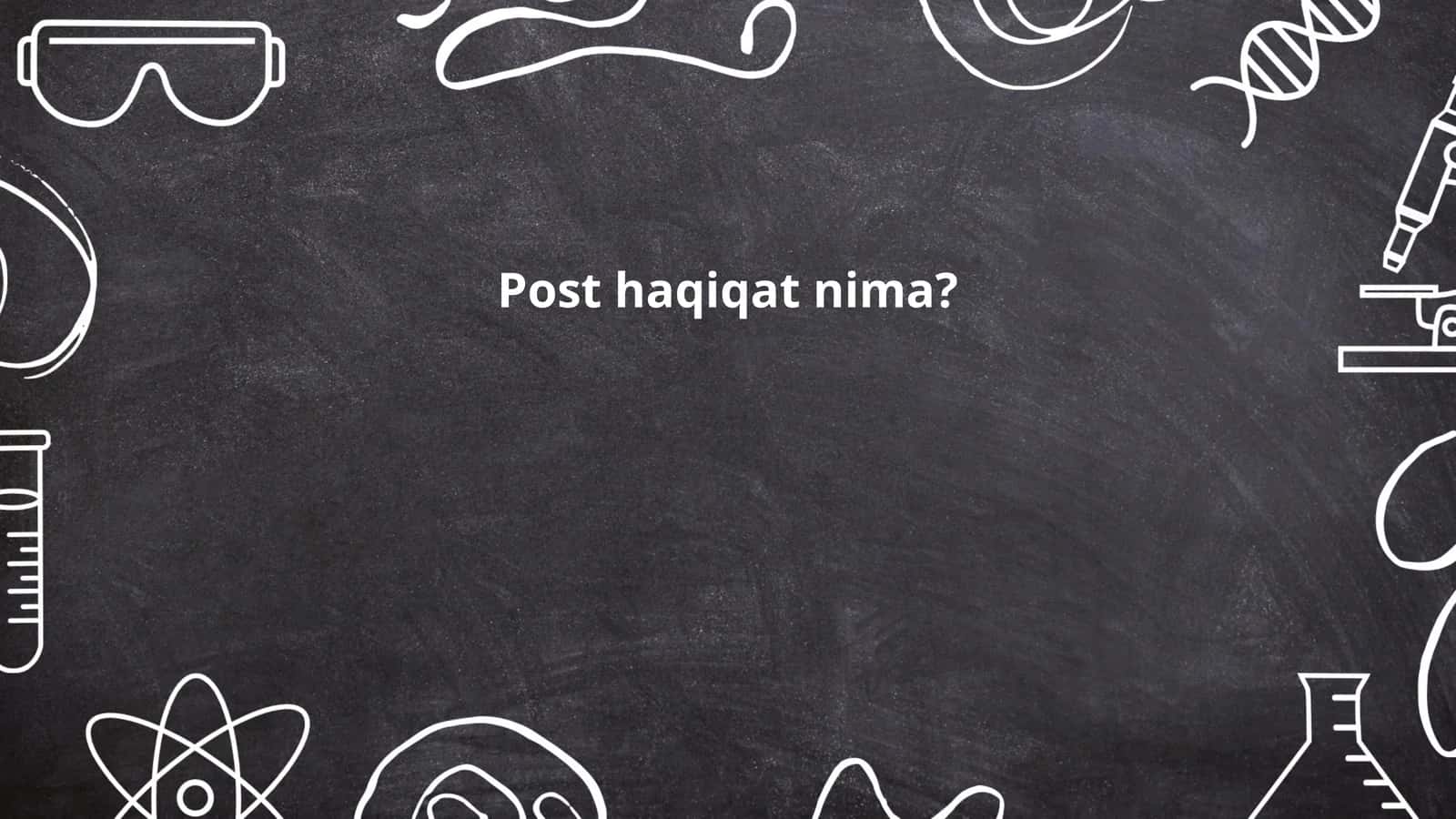 Post-haqiqat davri 1