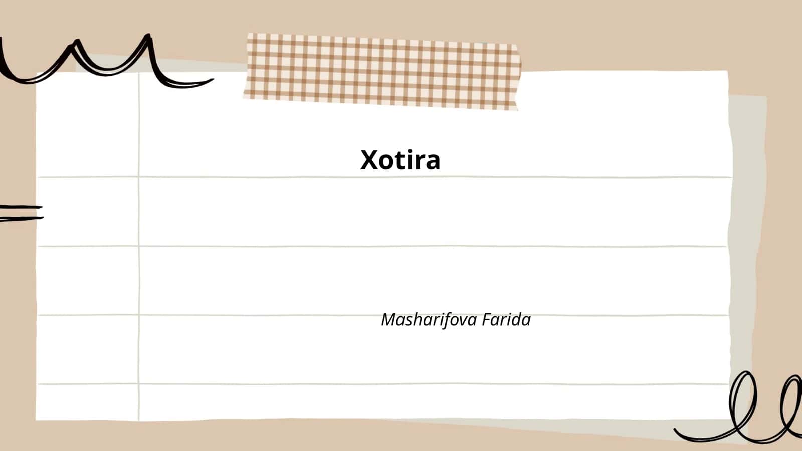Xotira va xarita 1