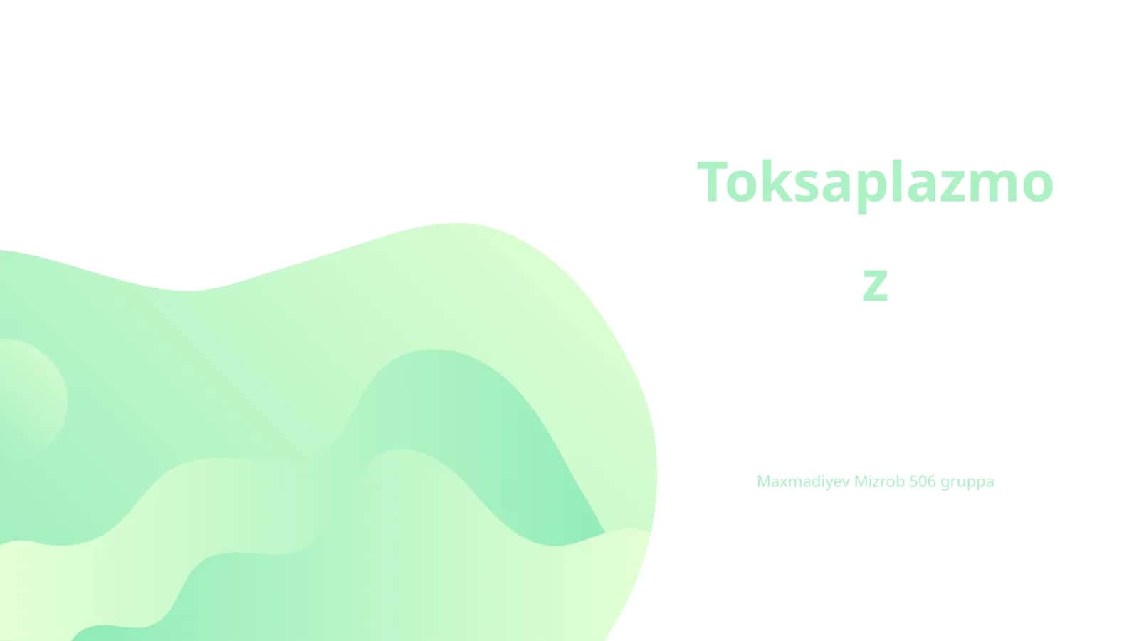 Toksaplazmoz 1