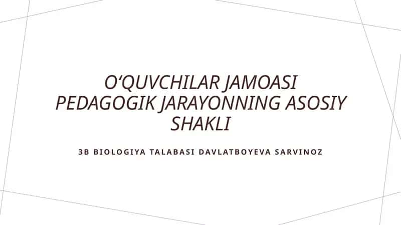 Pedagogika 1