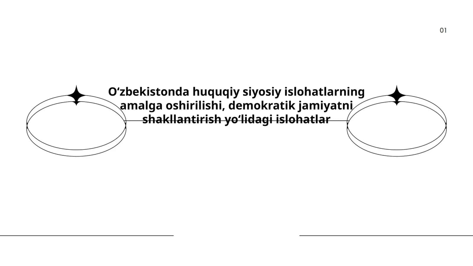 Oʻzbekistonda huquqiy siyosiy islohatlarning amalga oshirilishi, demokratik jamiyatni shakllantirish yoʻlidagi islohatlar 1