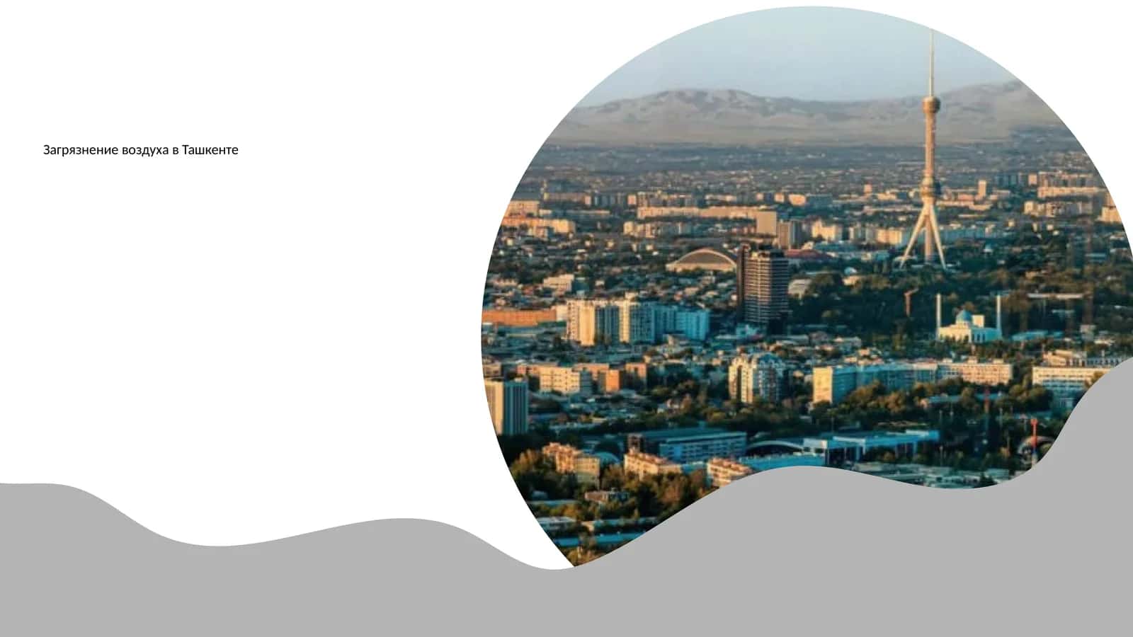 Загрязнение воздуха в Ташкенте 1