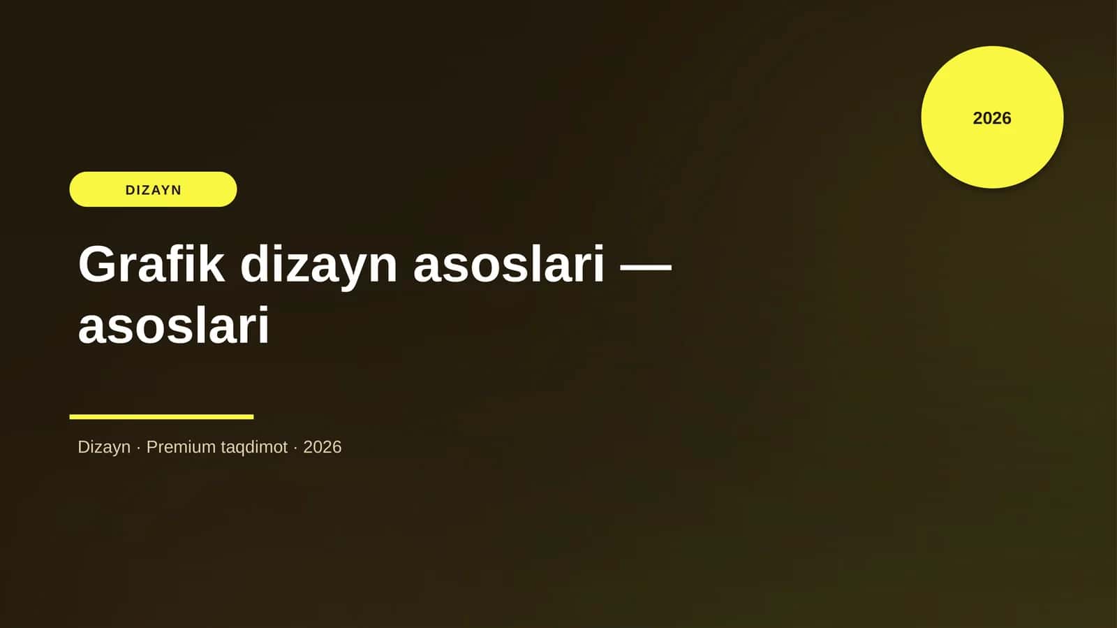 Grafik dizayn asoslari — asoslari 1