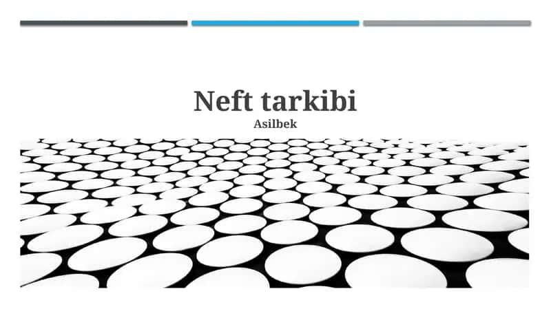 Neft tarkibi 1