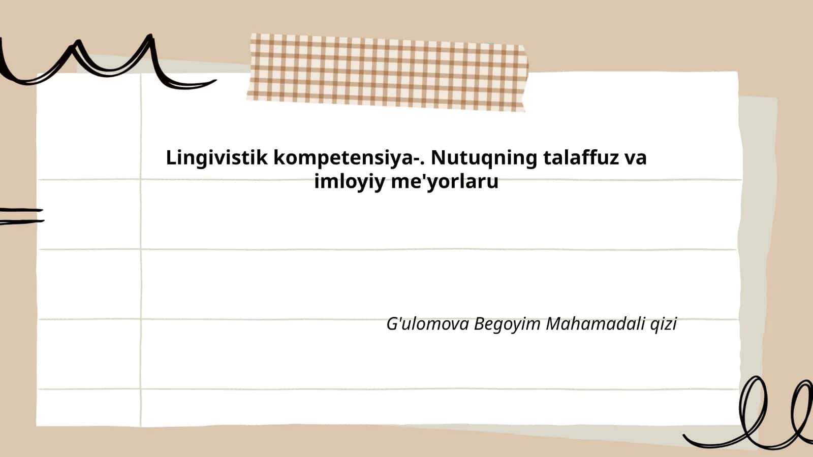 Lingvistik kompetensiya 1